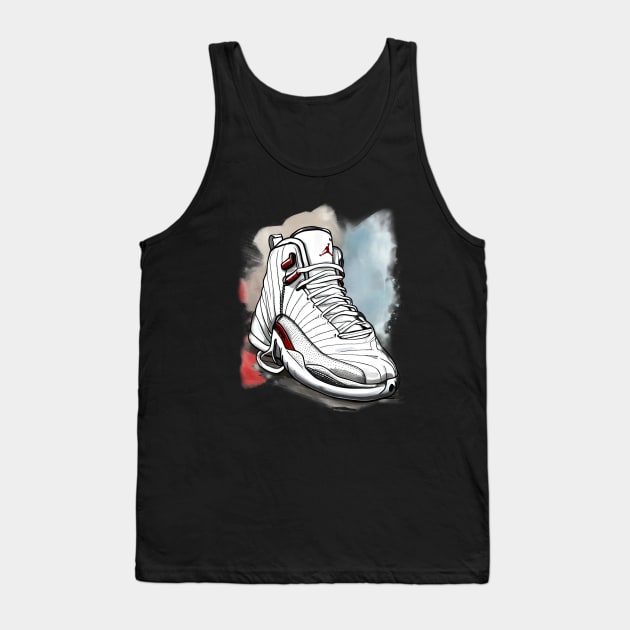 AJ 12 Tank Top by Buff Geeks Art